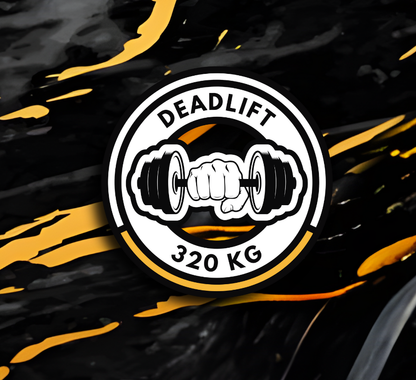 Sticker Holographique Smashin'PR - DEADLIFT