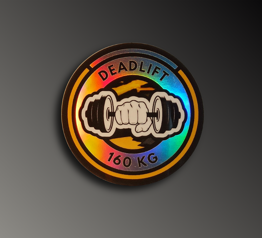 Sticker Holographique Smashin'PR - DEADLIFT